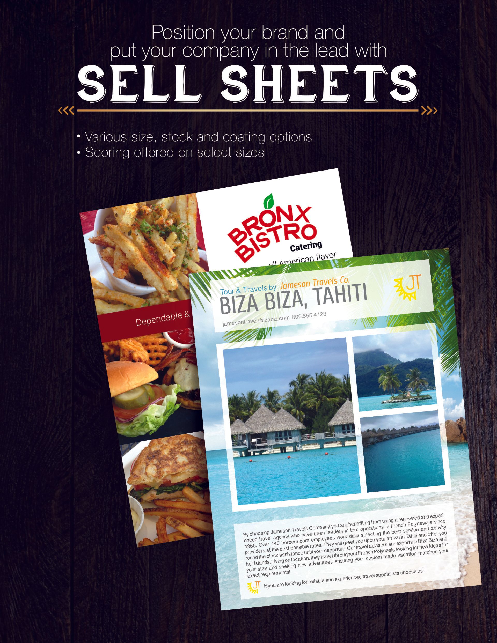 A poster that says sell sheets on it