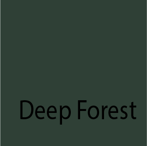 A dark green background with the words deep forest written on it