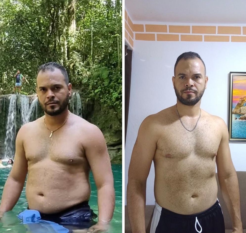 before and after transformation.