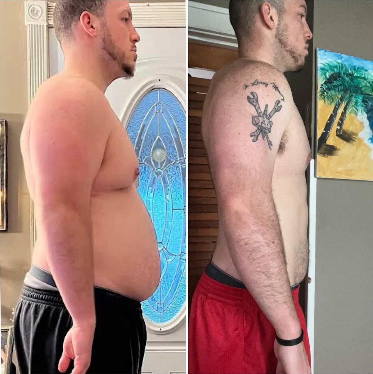 before and after transformation.