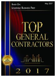 A poster that says top general contractors 2017 on it