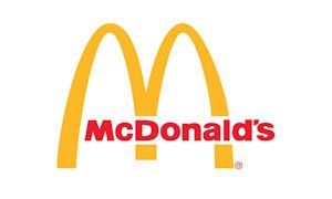 A mcdonald 's logo on a white background