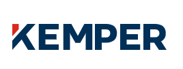 Logo of the company Kemper; dark blue text, the 