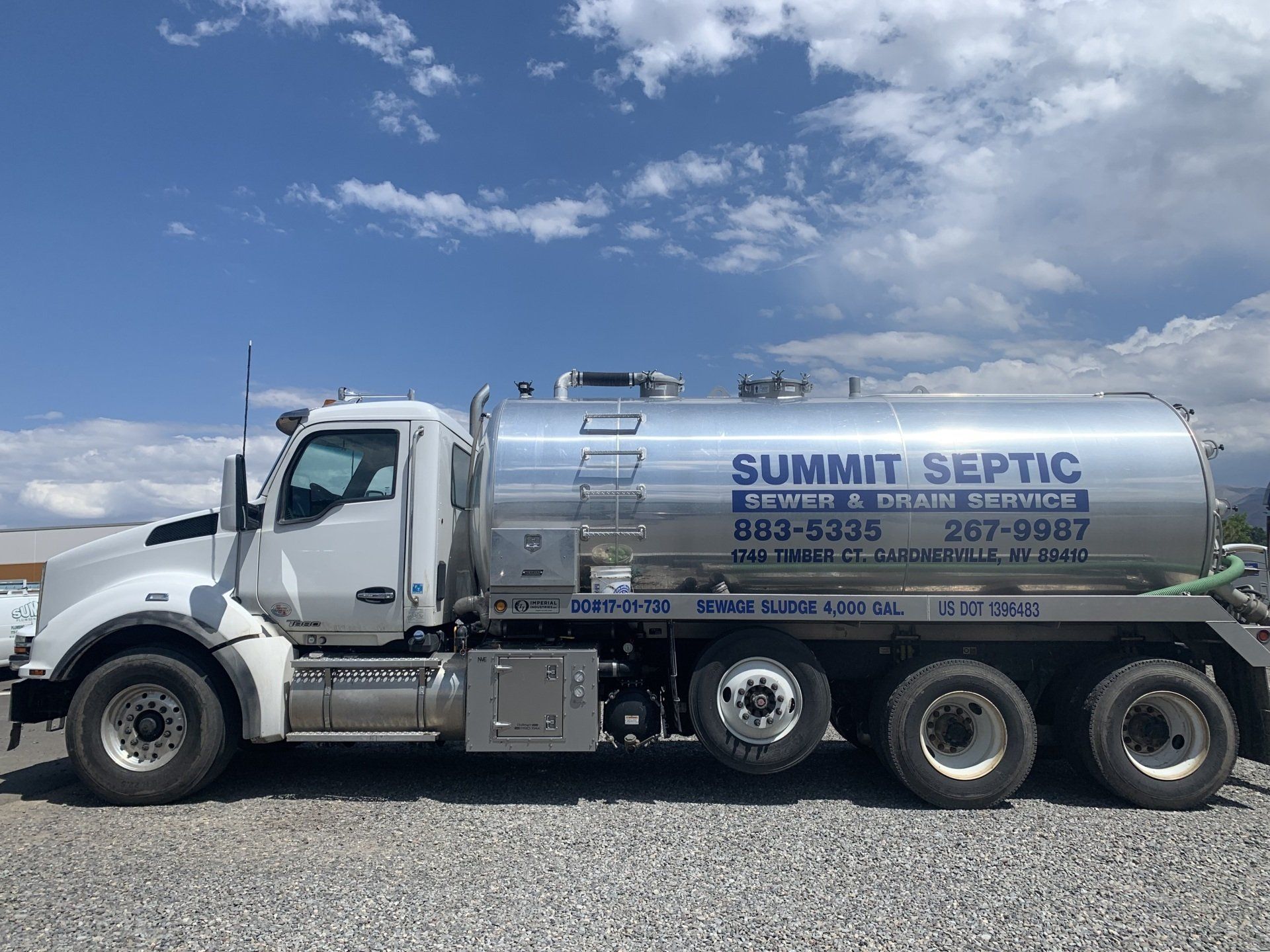 Residential Septic Services — A Septic Truck in Gardnerville, NV