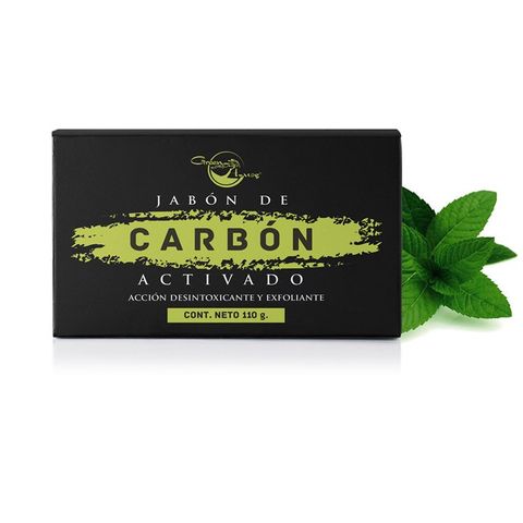 jabon natural de Carbon Activado