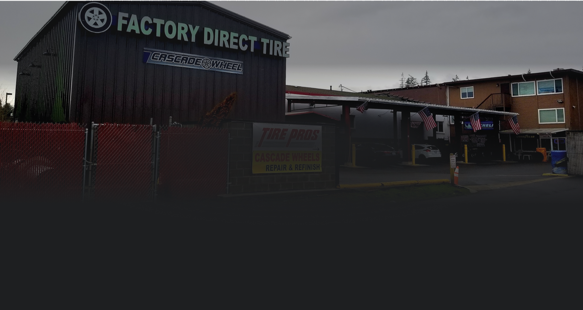 front of shop  | Factory Direct Tire Sales