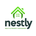 Nestly property management and vacation rental brand logo Florida