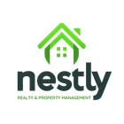 Nestly property management and vacation rental brand logo Florida
