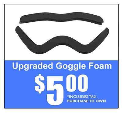 Upgraded Goggle Foam Ad