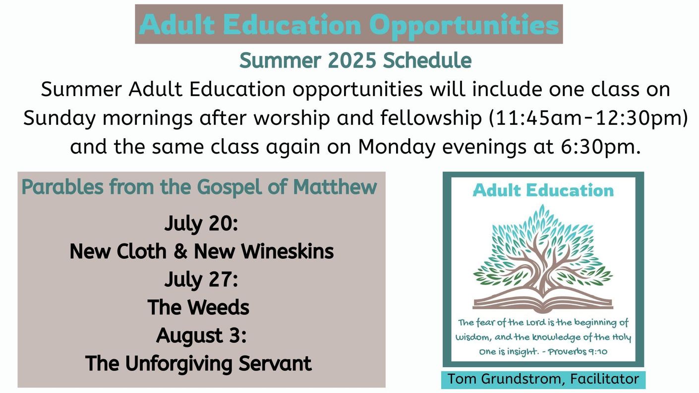 Adult Education Opportunities
