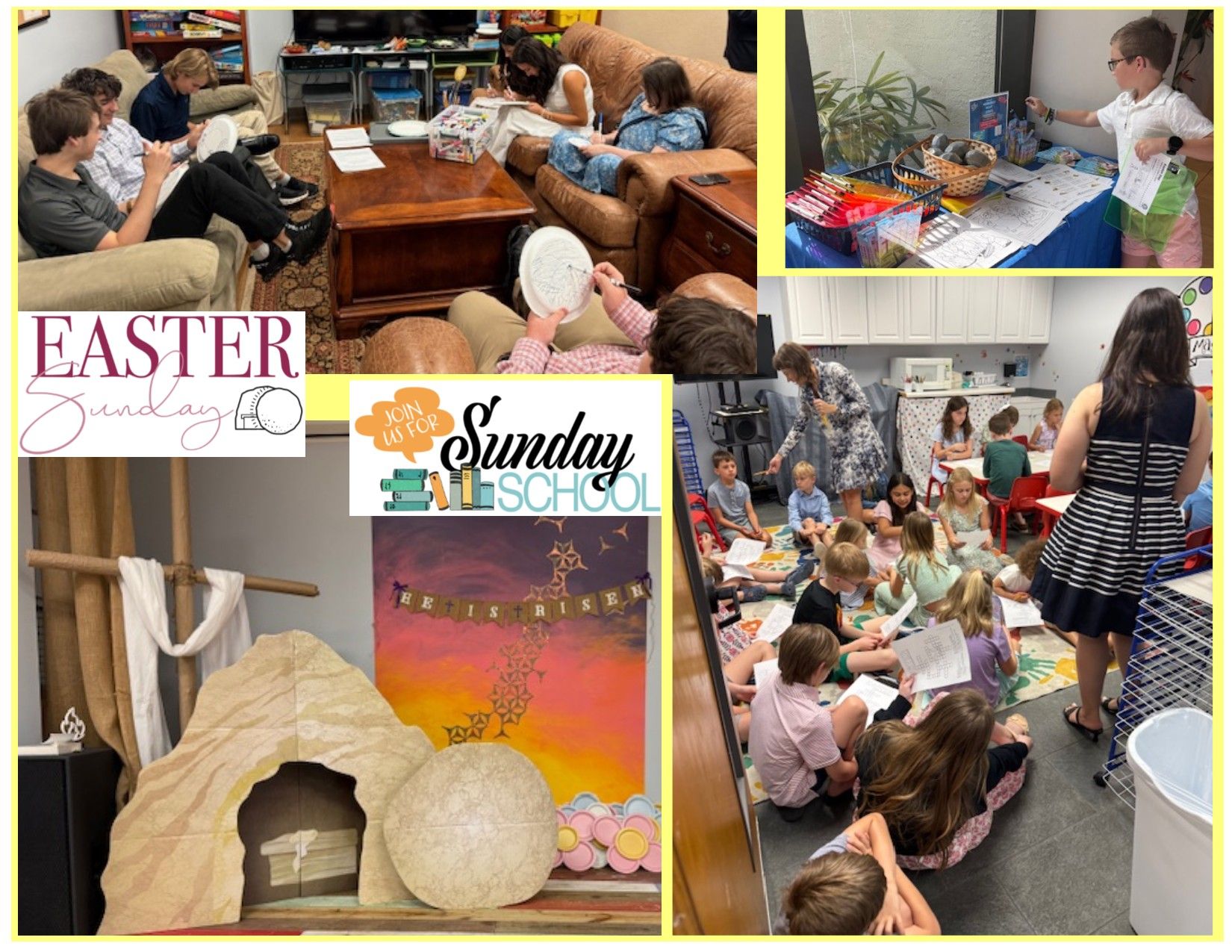 Sunday School Collage