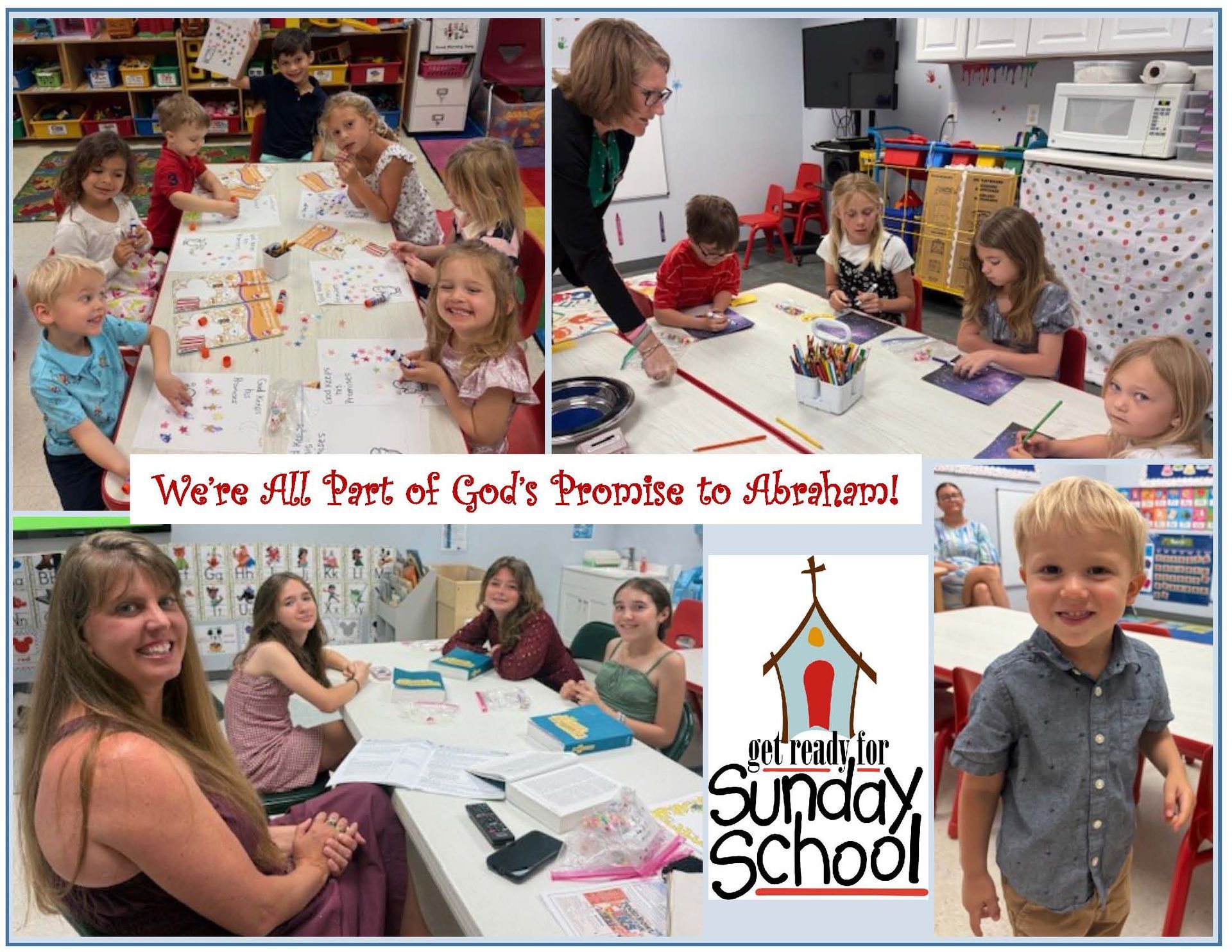 Sunday School Collage