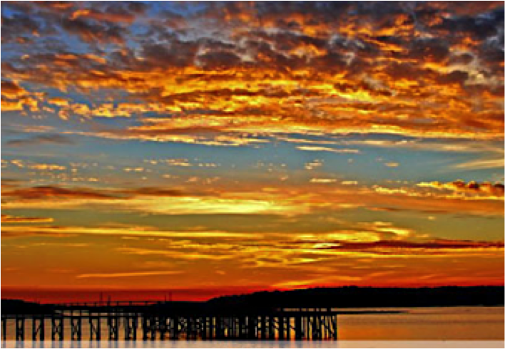 Enjoy spectacular views on our dolphin discovery tours. Bring your camera to capture beautiful photos like this amazing sunset captured by photographer Juergen Thiessen - jmthiessen@isic.net (Dolphin & Nature Tour, Hilton Head Island, Sonny C Charters)