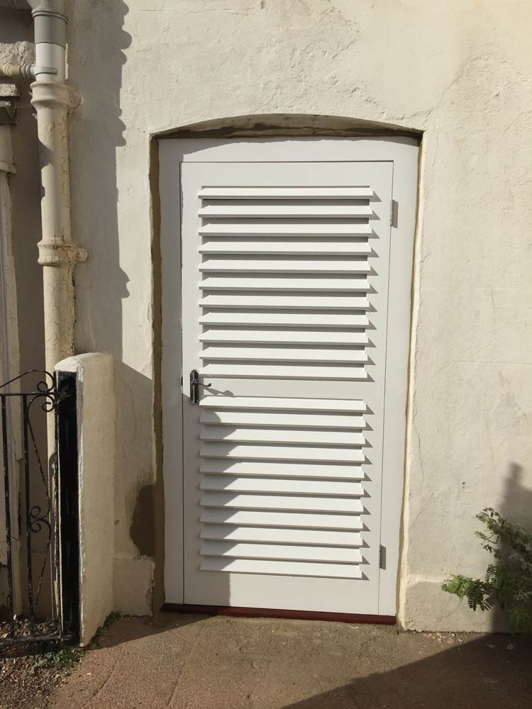 quality hardwood door fitted for home