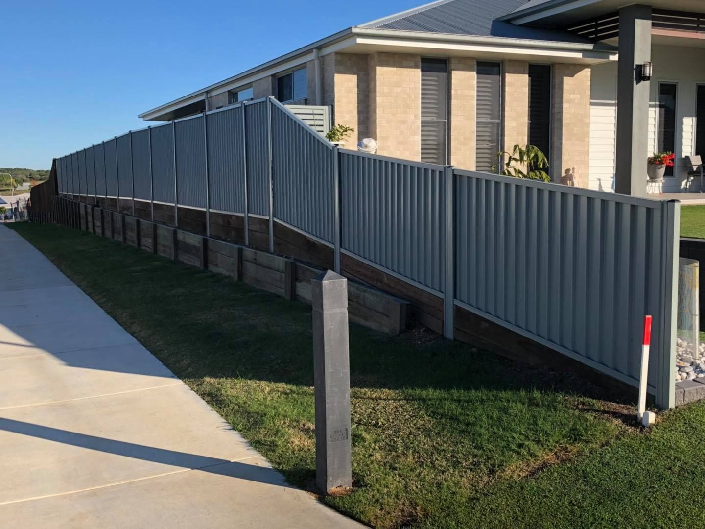 Colorbond fencing — Lange's Fencing and Landscaping Centre in Island Plantation, QLD