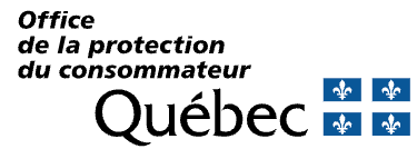 The logo for the office de la protection du consommateur quebec