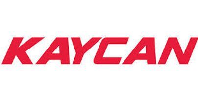 The kaycan logo is red and white on a white background.