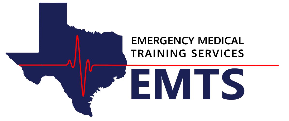 The logo for emergency medical training services emts