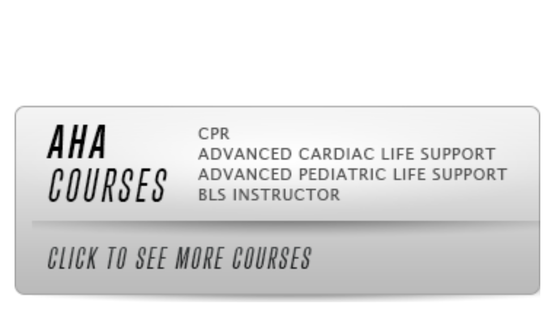 A button that says aha courses click to see more courses