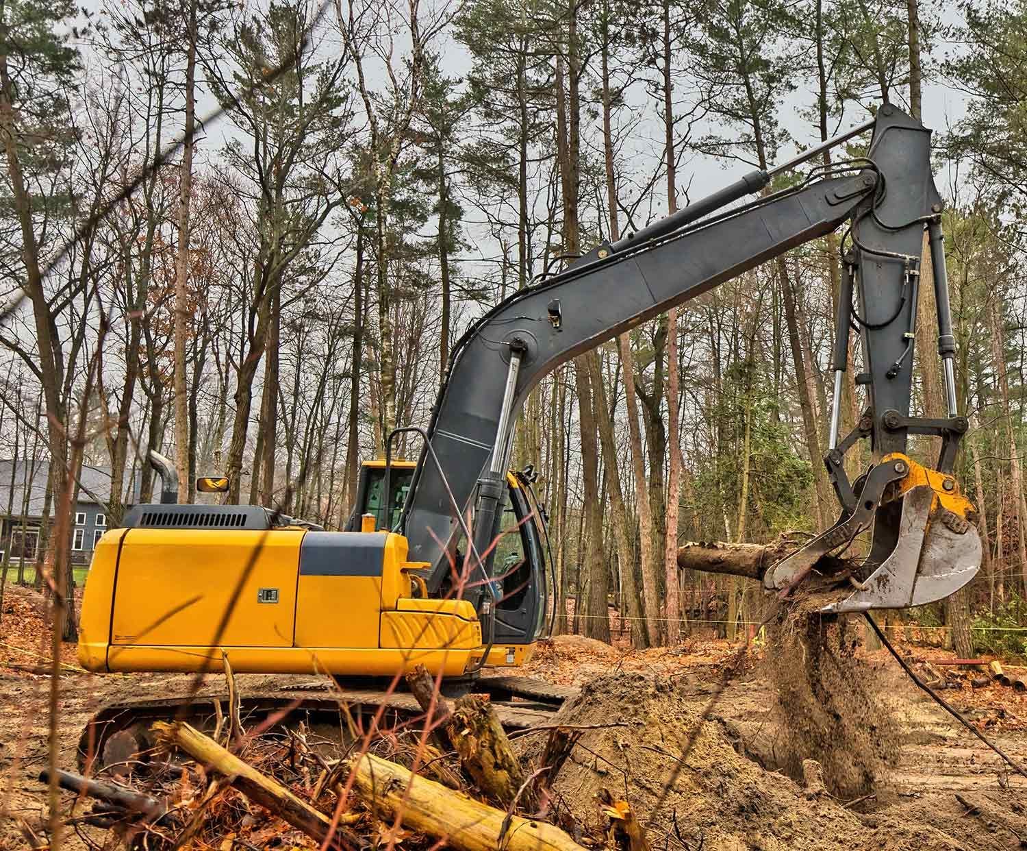 Land Clearing of a Wide Property — Clinton, WI — T's Tree Service