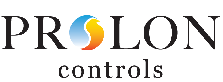 Un logo pour une entreprise appelée prolon controls