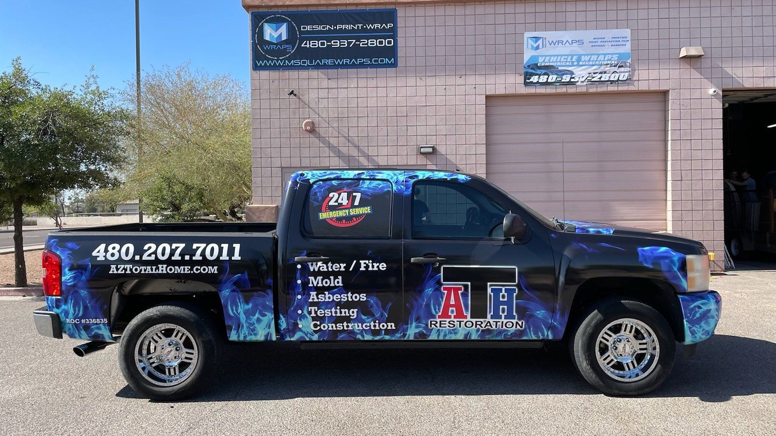 ATH Restoration Truck Wrap