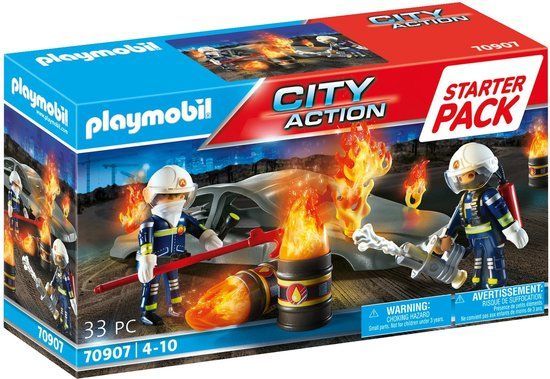 PLAYMOBIL City Action Starterpack brandweeroefeningen  (70907)