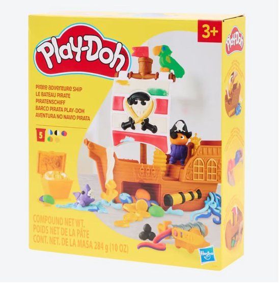play-doh piratenschip