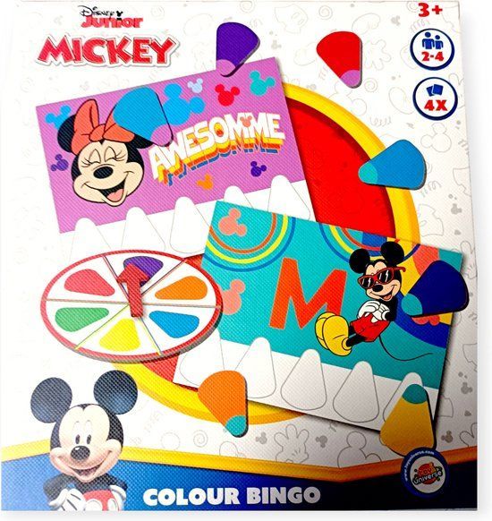 Disney Junior Mickey  Kleurenbingo
