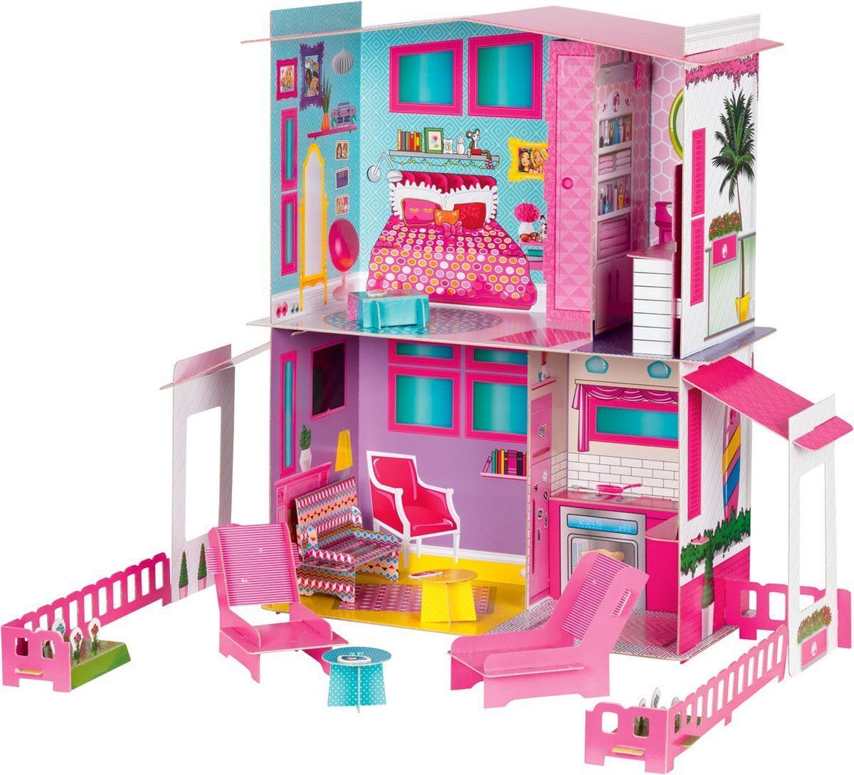 Barbie Droomvilla Set: 14 Delig