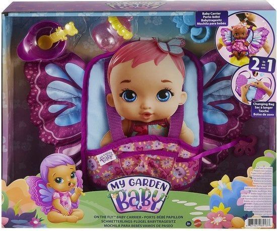 Kinderrugzak Mattel My Garden Baby (pop niet inbegrepen)