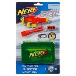 Nerf sleutelhanger rood-geel