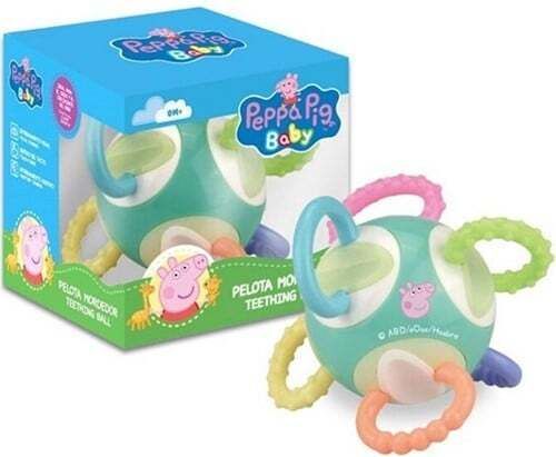 Peppa Pig Bijtbal 10x10cm