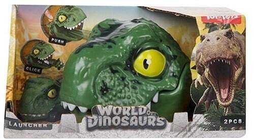 Dinoauto met Dino Afschieter (groen)