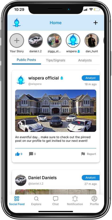 Wispera screen shot