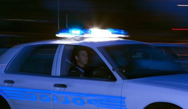 Police Car — Policeman in the Car in Savannah, GA