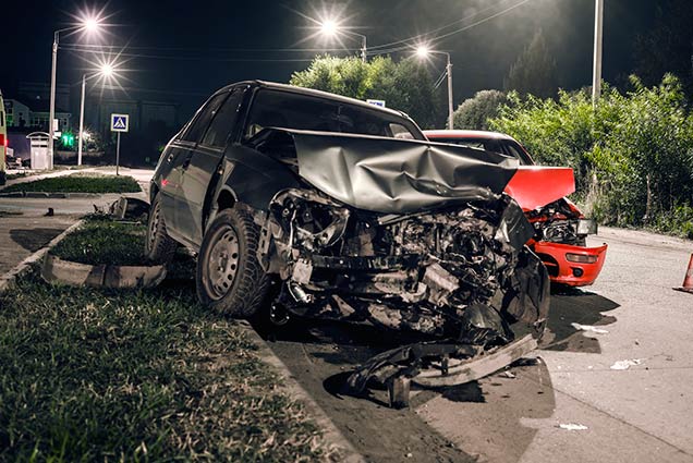 Car — Destroyed Car in Savannah, GA