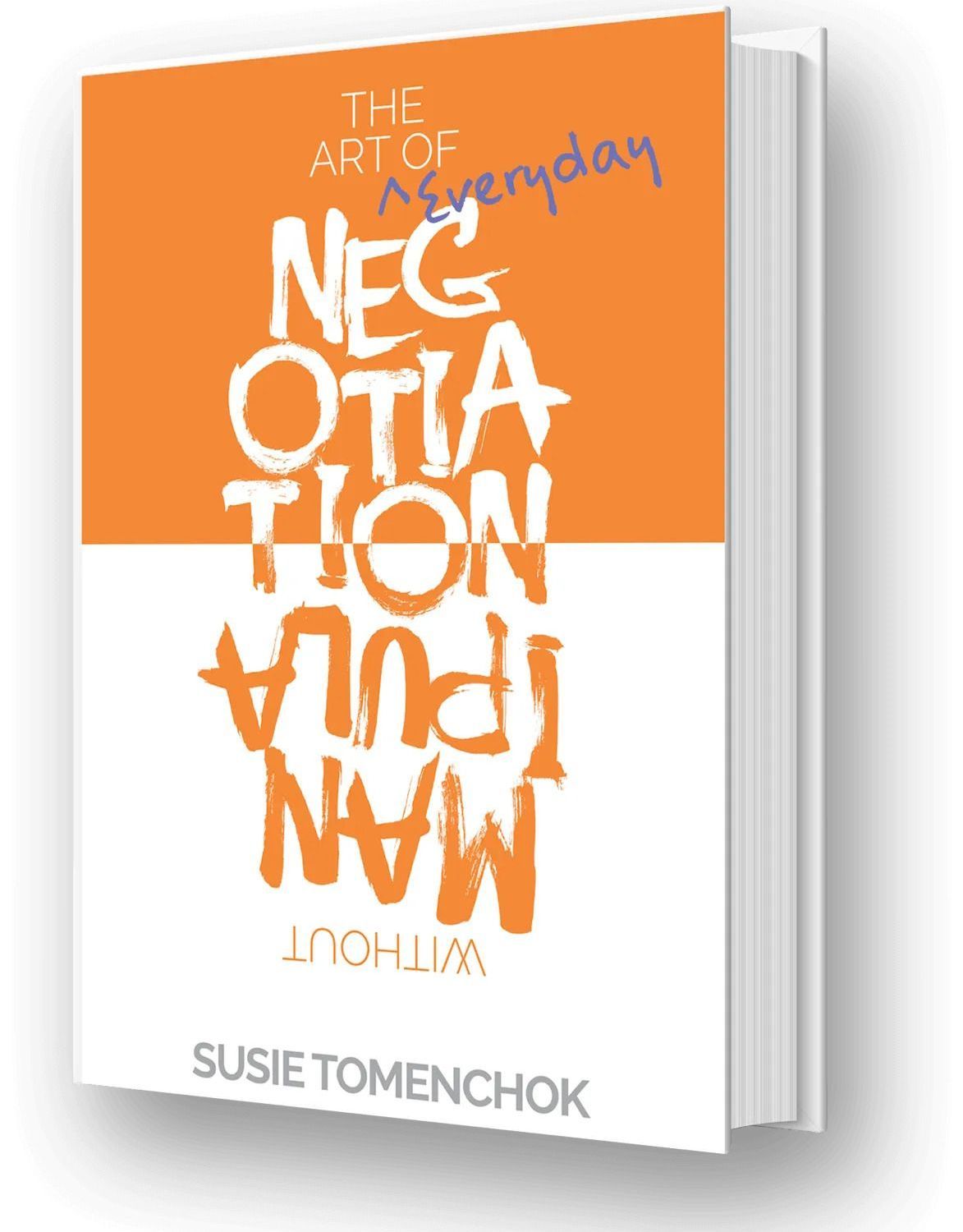 A book titled the art of everyday neg otia tion