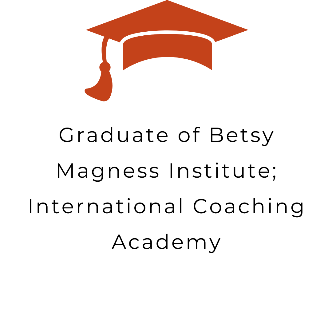 The logo for the graduate of betsy magnus institute , international coaching academy