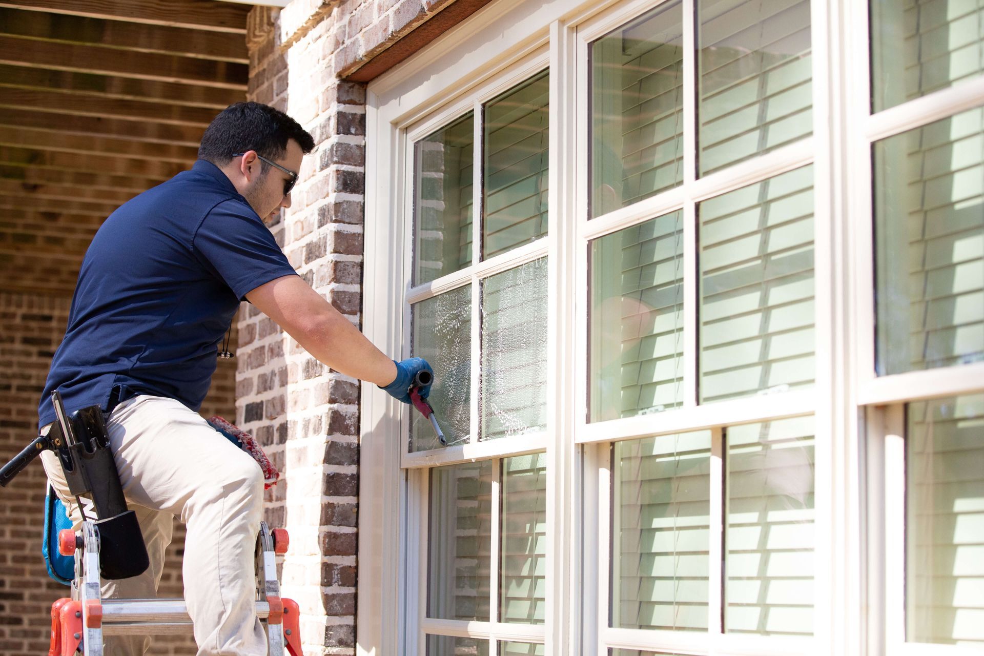 Cleaning a window