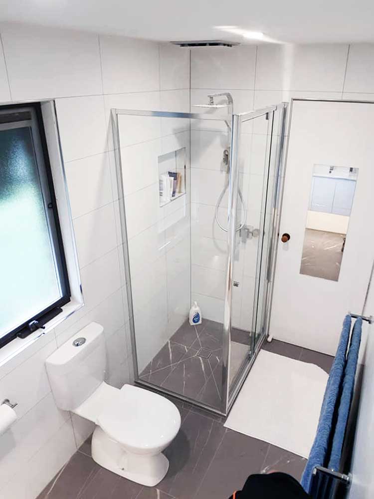 Modern bathroom renovation in Melbourne