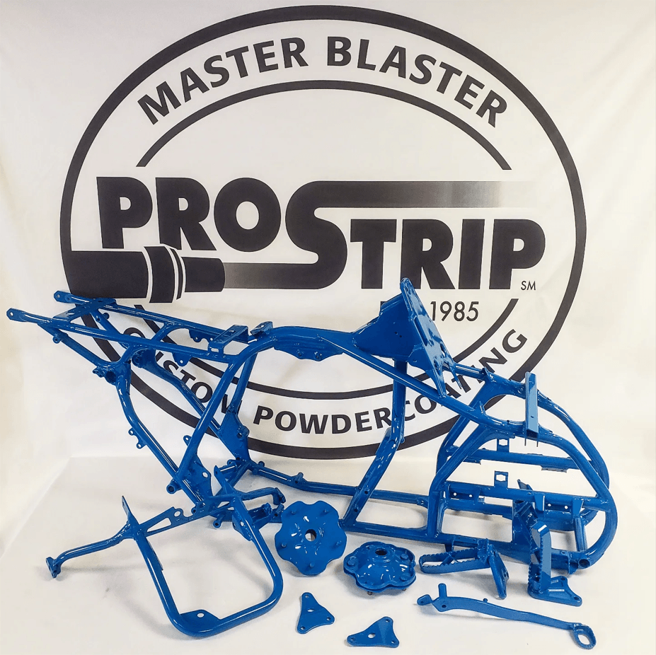 Master blaster prostrip 1985 powder coating logo