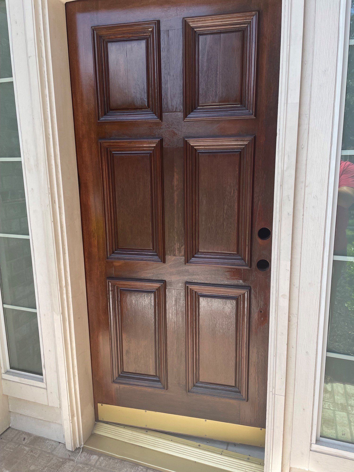 Front Door Painting After— San Antonio, TX — Stain Your Fence