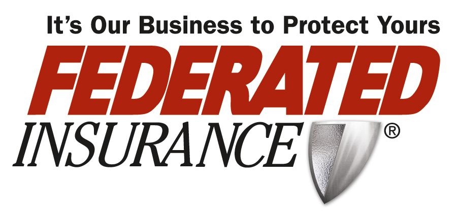 The logo for federated insurance says it 's our business to protect yours