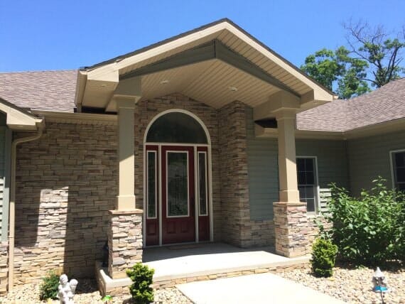 Custom Inspired Houses — Two Column Entrance in Marion, IL