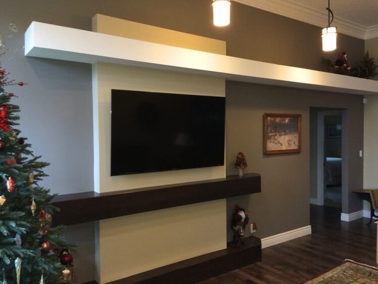 Home Builder at Lot 254 — Wall with Television in Marion, IL