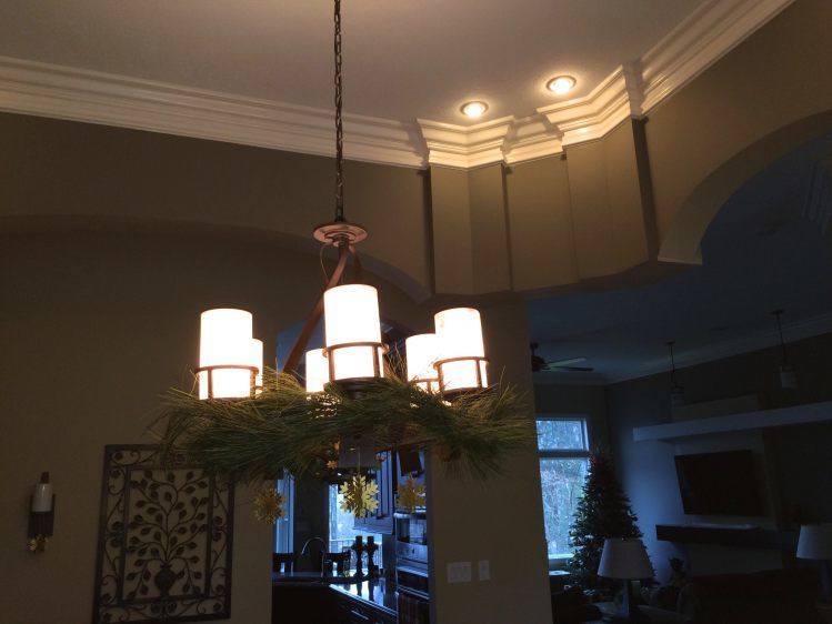 Beautiful Interior at Lot 254 — Lamp Light Chandelier in Marion, IL