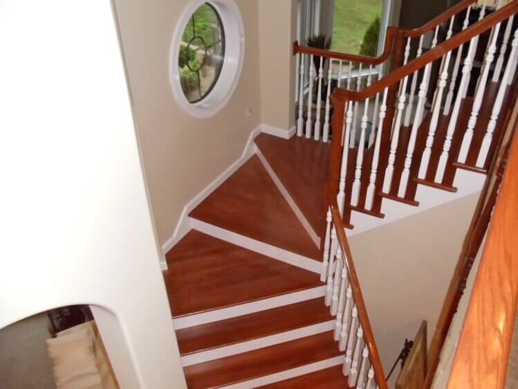 Customized Interior Design in Lake Moses — Staircase View from Above in Marion, IL