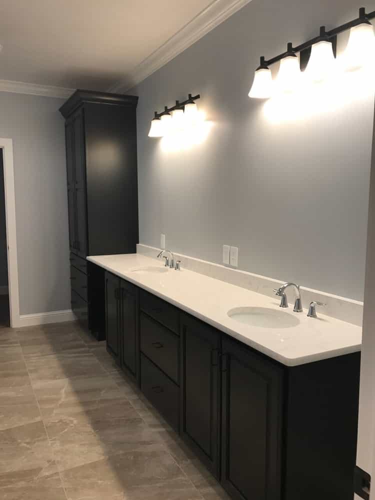 Home Builder — Sink with Multiple Lights on Wall in Marion, IL