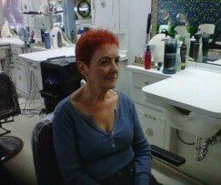 Woman with Colored Hair - Hair Coloring